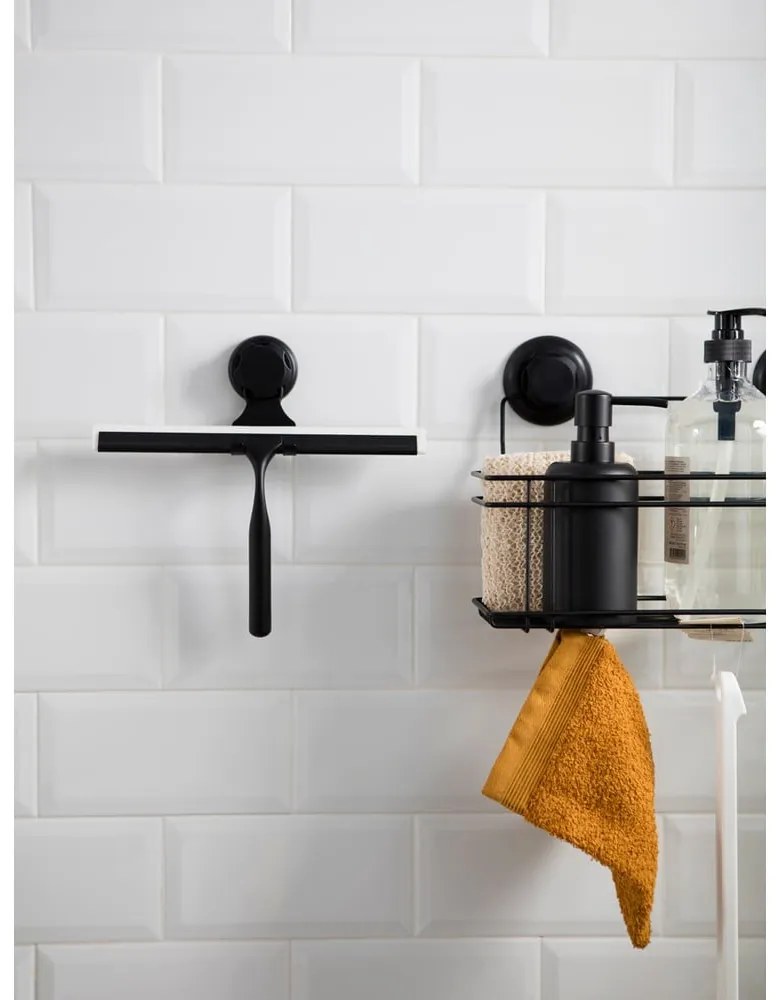 Racletă și suport autoadeziv Compactor Bestlock Black