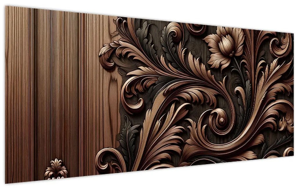 Tablou - Model din lemn (120x50 cm)