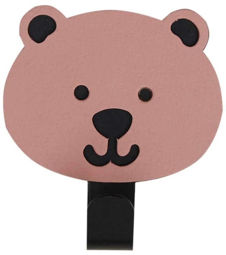 Cârlig roz autoadeziv din oțel Bear Nupo – LIND DNA