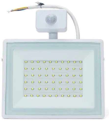 Proiector LED cu senzor LED/50W/230V 6400K IP65 alb Aigostar