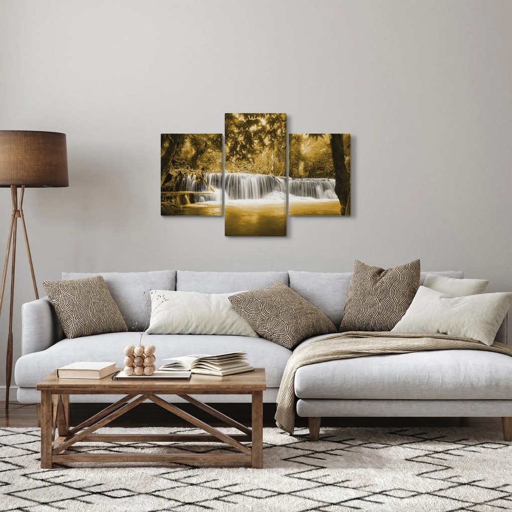 Tablou - Cascadă, de epocă (90x60 cm)