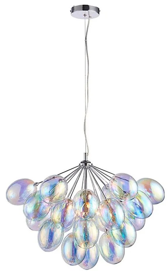 Endon 76450 - Lustră INFINITY suspendată pe cablu, 6xG9/28W/230V, multicoloră