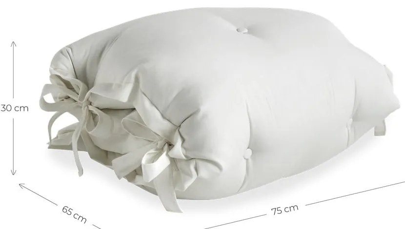 Futon variabil adecvat pentru exterior Karup Design OUT™ Sit&amp;Sleep White, alb