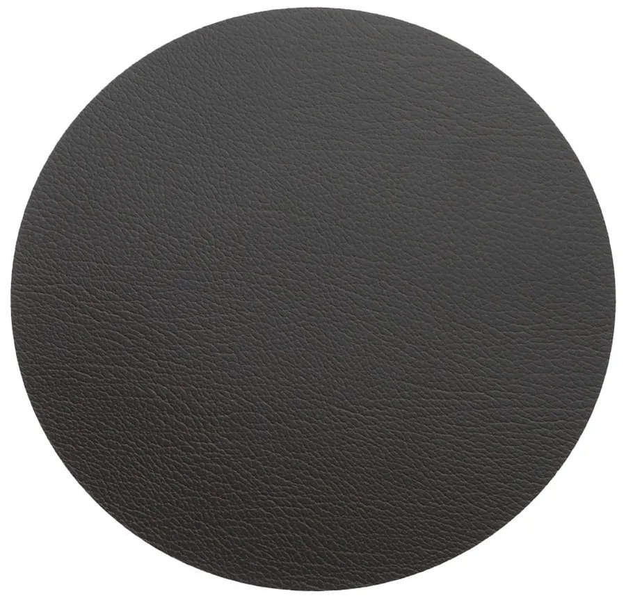 Covor din piele gri închis Circle XXXL Bull – LIND DNA