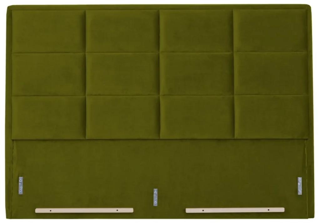 Pat tapitat Maison Velvet  Verde – 160 x 200 cm