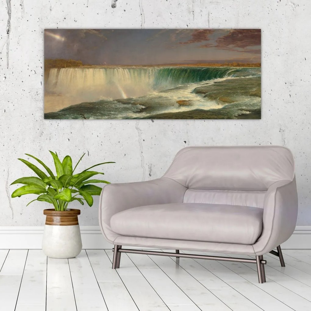 Tablou - Frederic Edwin Church, Niagara, reproducere (120x50 cm)