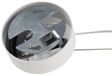 Ideal Lux - Lustră suspendată pe cablu MAPA 1xE27/42W/230V Ø 50 cm alb