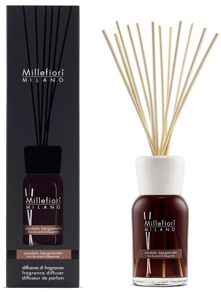 Millefiori Milano Difuzor de parfum Sandalo Bergamotto, 500 ml
