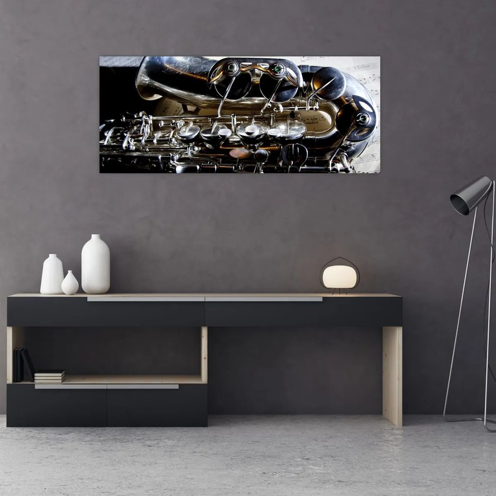 Tablou - Saxofon (120x50 cm)