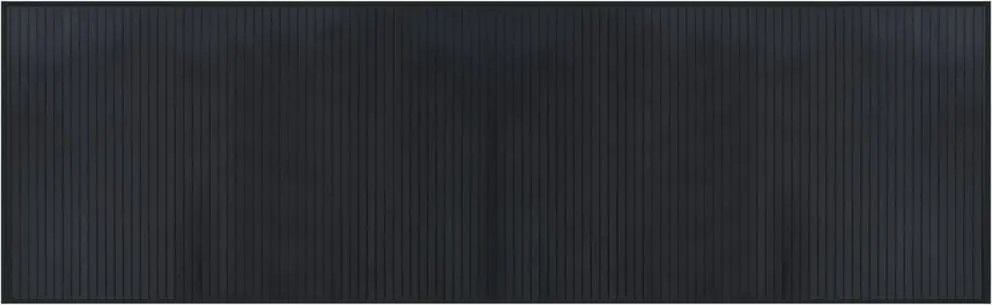 vidaXL Covor dreptunghiular, negru, 60x200 cm, bambus