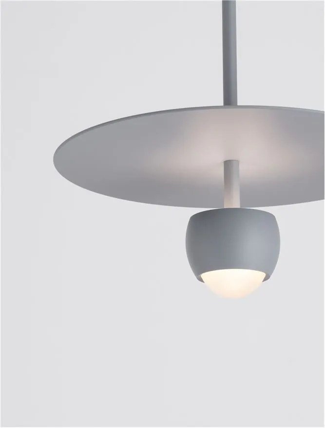 Pendul LED stil minimalist EDEM gri