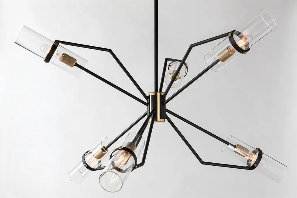 Candelabru LUX design modern RAEF, cu 6 surse de lumina, small