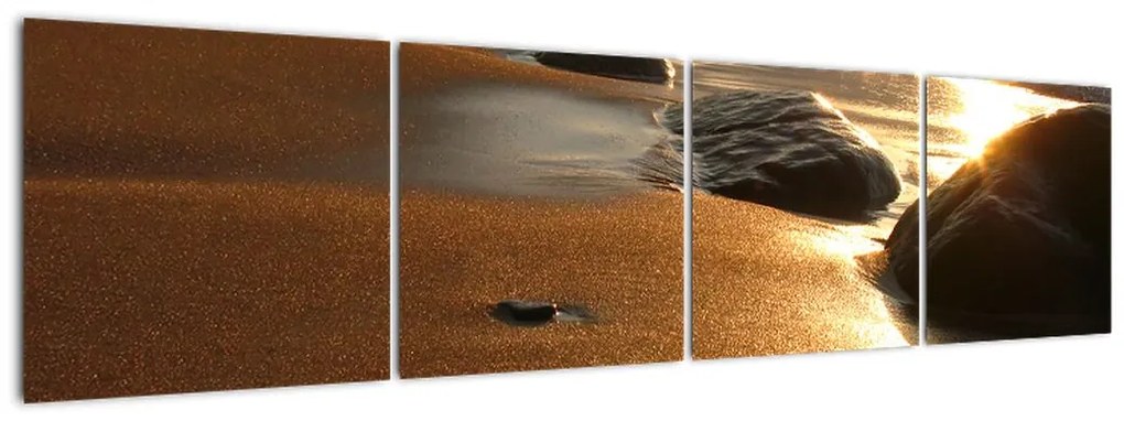 Tablou - plaja de nisip (160x40cm)