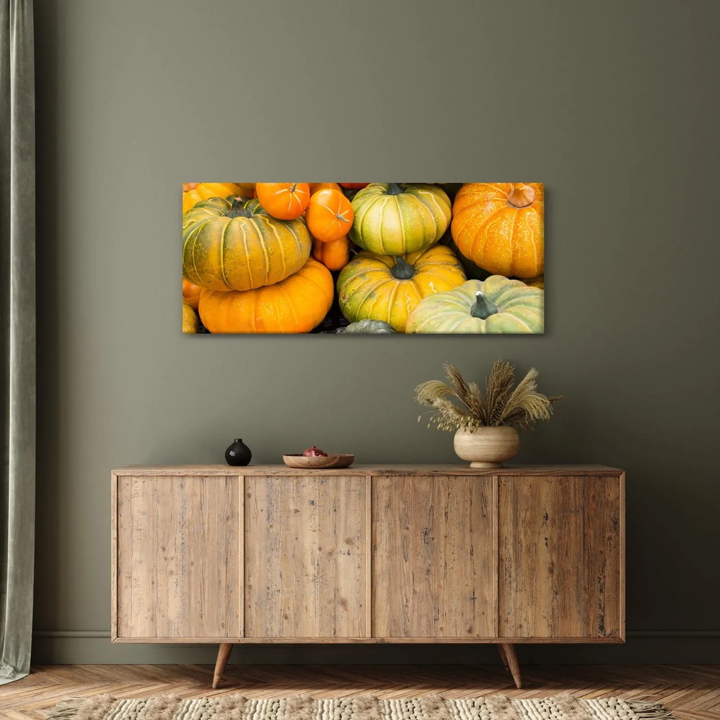 Tablou - Dovleac de toamnă (120x50 cm)