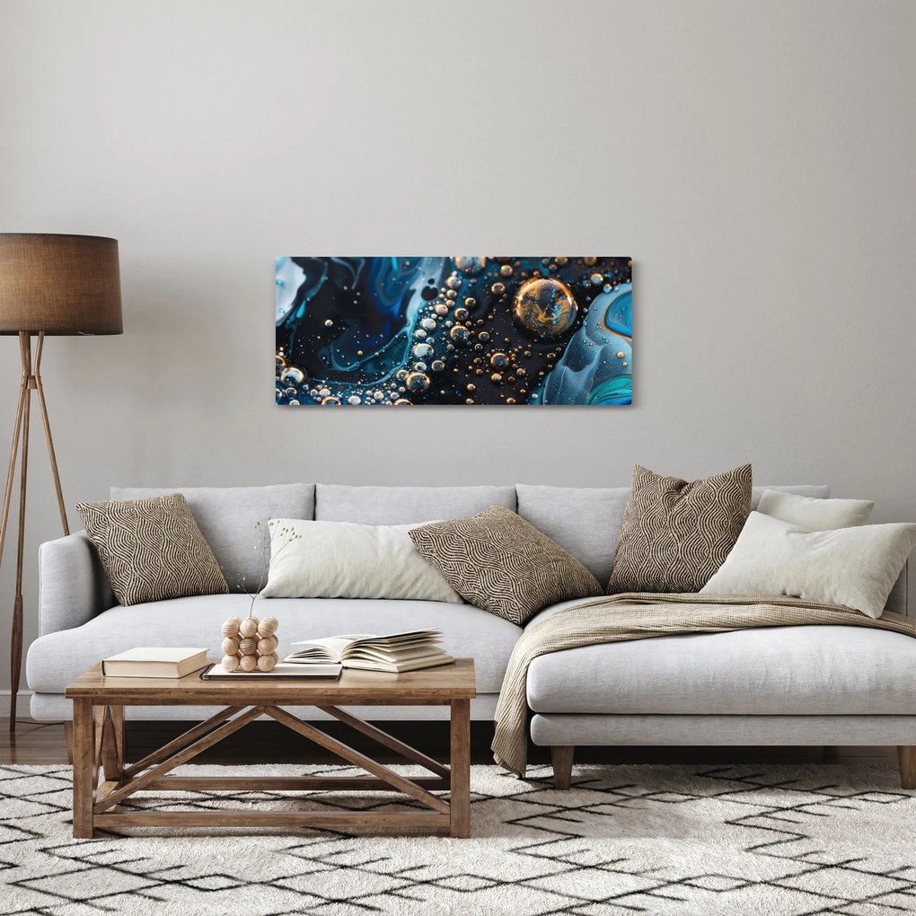 Tablou - Picături de cerneală (120x50 cm)