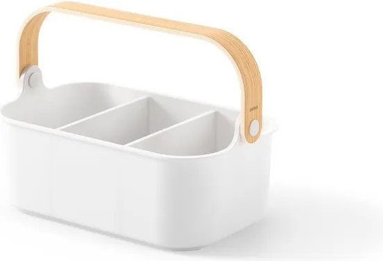 Organizator de baie alb din plastic Bellwood – Umbra