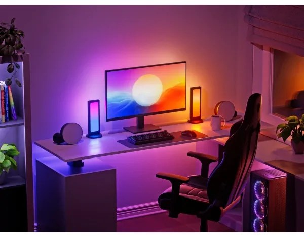 Stație LED RGBIC dimabilă de încărcare de masă Nanoleaf N7602K00-1LB 2700-6500K 5V negru