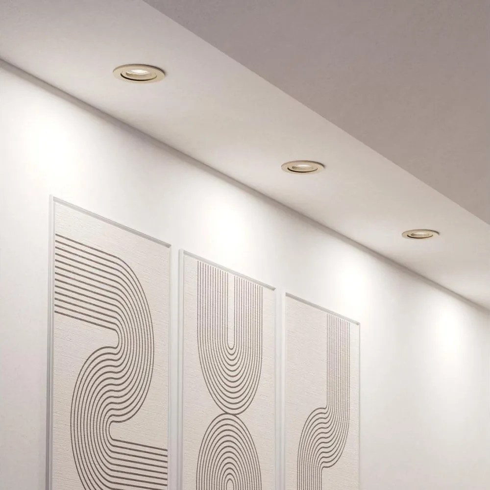 Eglo 902268 - Set de 3 spoturi LED încastrate BARRANCO, LED 4,8W, 230V, crom