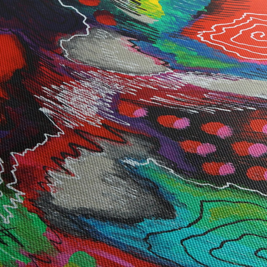 Tablou abstract - culori (90x60 cm)