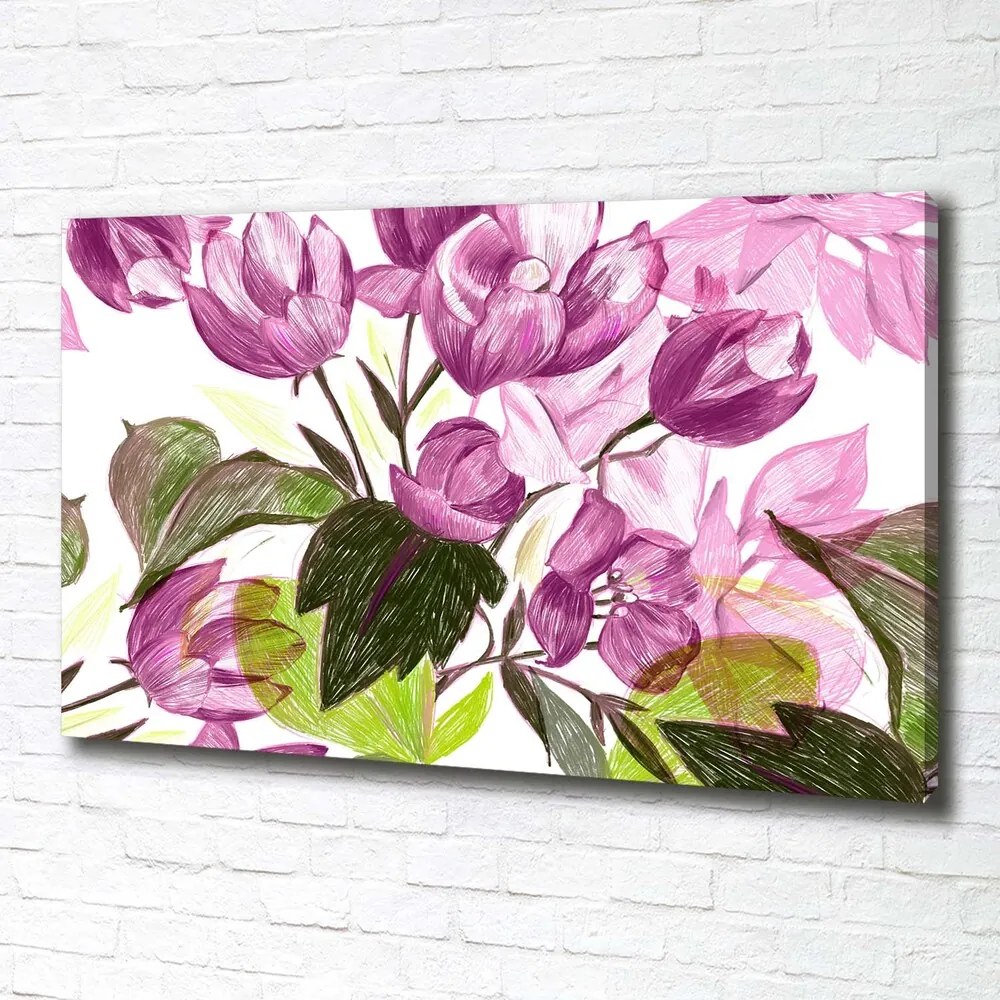 Tablou pe pânză canvas Model floral
