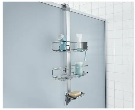 Simplehuman Suport reglabil pentru ușa dușului curafturi