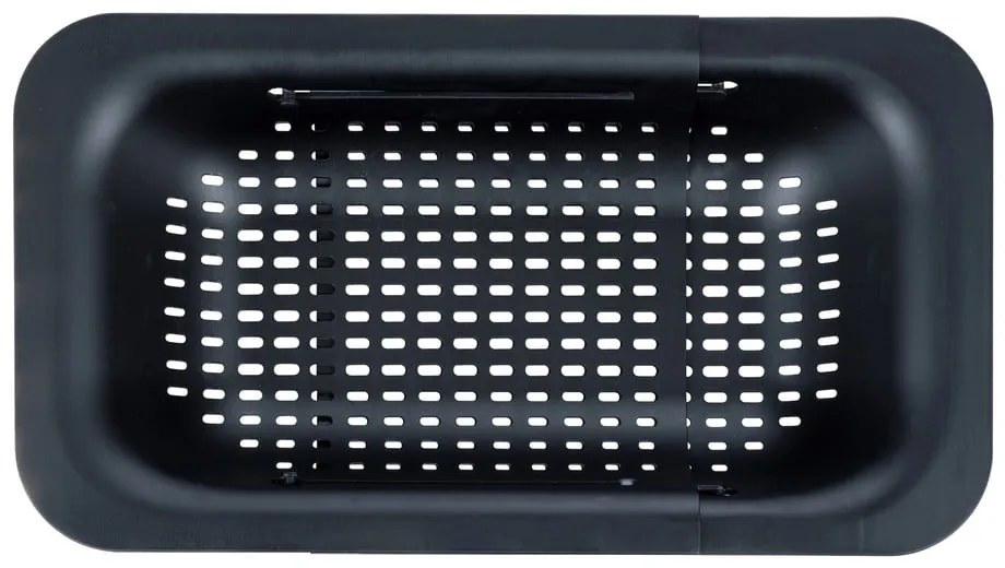 Strecurătoare extensibilă Wenko Black Outdoor Kitchen Sivo, negru