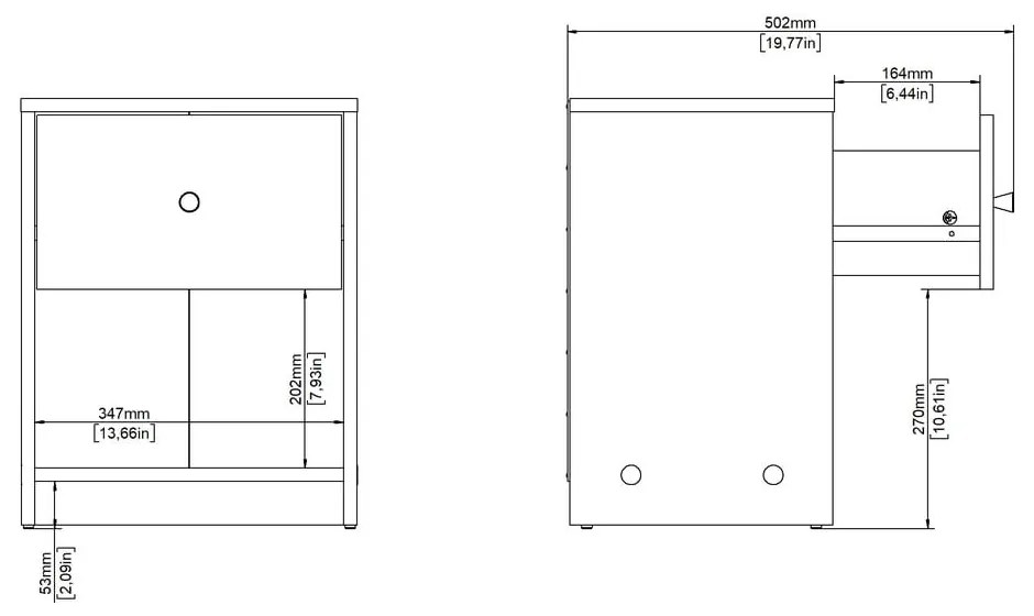 Noptieră neagră May – Tvilum