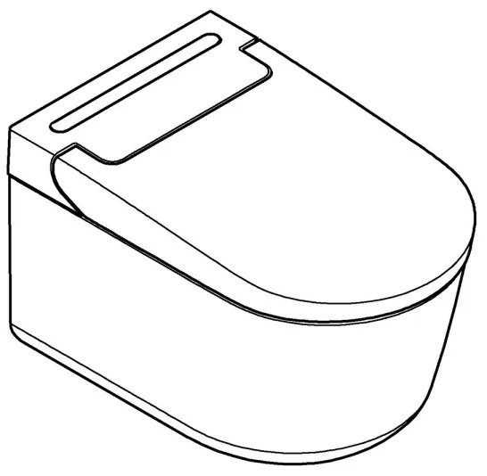 GROHE SENSIA 36507SH0 - Toaletă cu duș, 600 × 387 × 403 mm, ceramică, alb