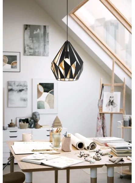 Eglo 49931 - Lampa suspendata CARLTON 1 1xE27/60W/230V