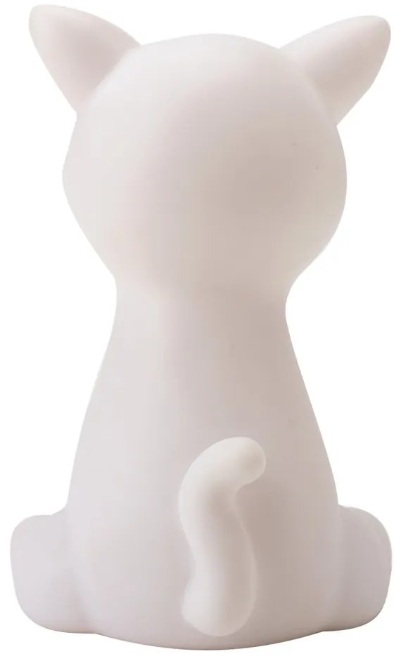 Lampa LED pentru copii CATTY 19cm, alba