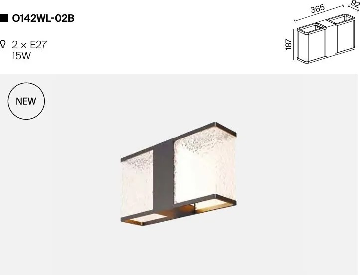 Aplica perete exterior IP65 Floeva