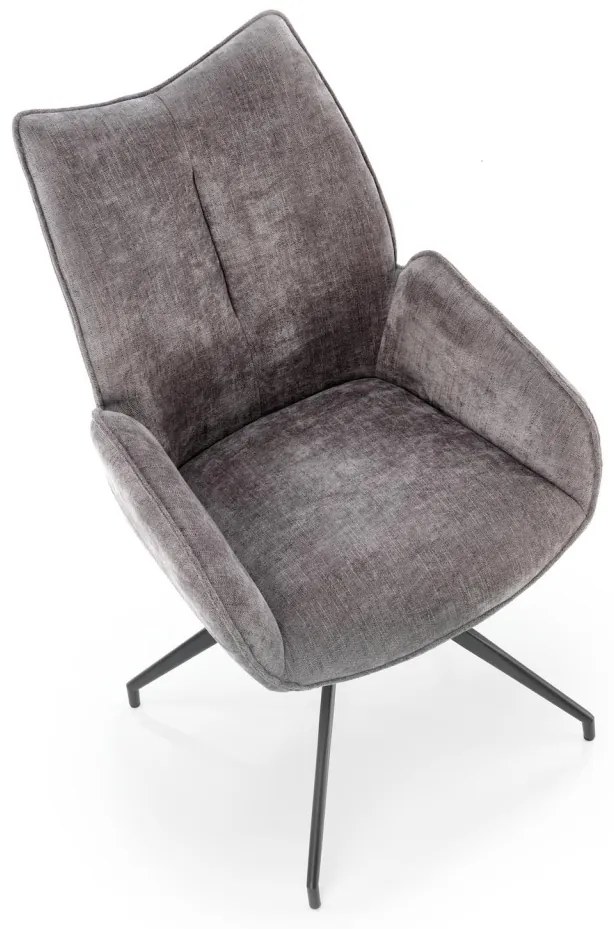 Scaun rotativ K553 stofa gri