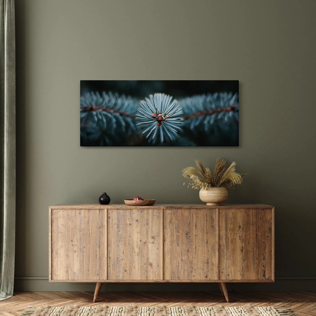 Tablou -Crenguțe ale unui conifer (120x50 cm)