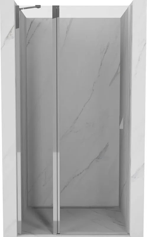 Mexen Mist uși de duș batante 85 cm, transparent, crom - 8A4-085-000-01-00
