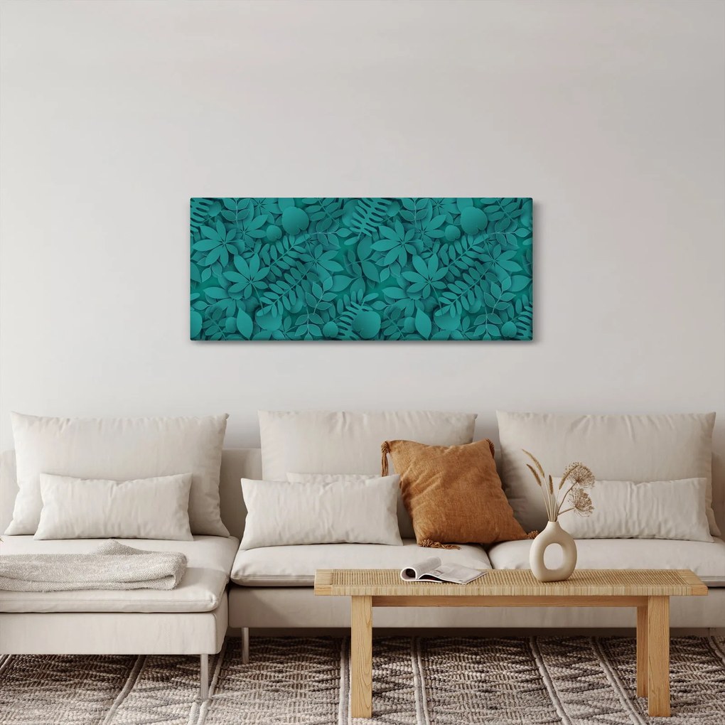 Tablou - Frunze (120x50 cm)
