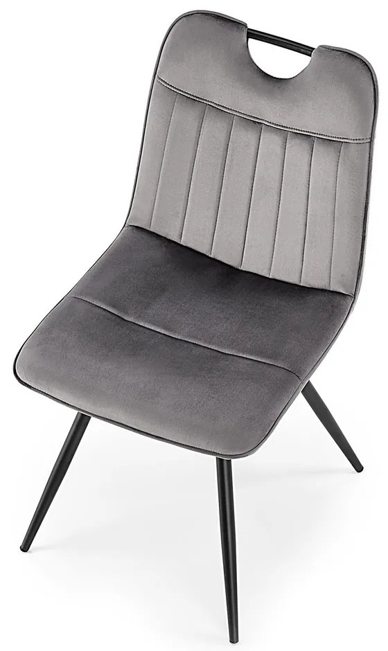 Scaun de bucaterie Olindo, gri