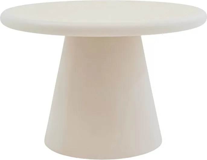 Măsuță de cafea rotundă Clav 60 cm - bej