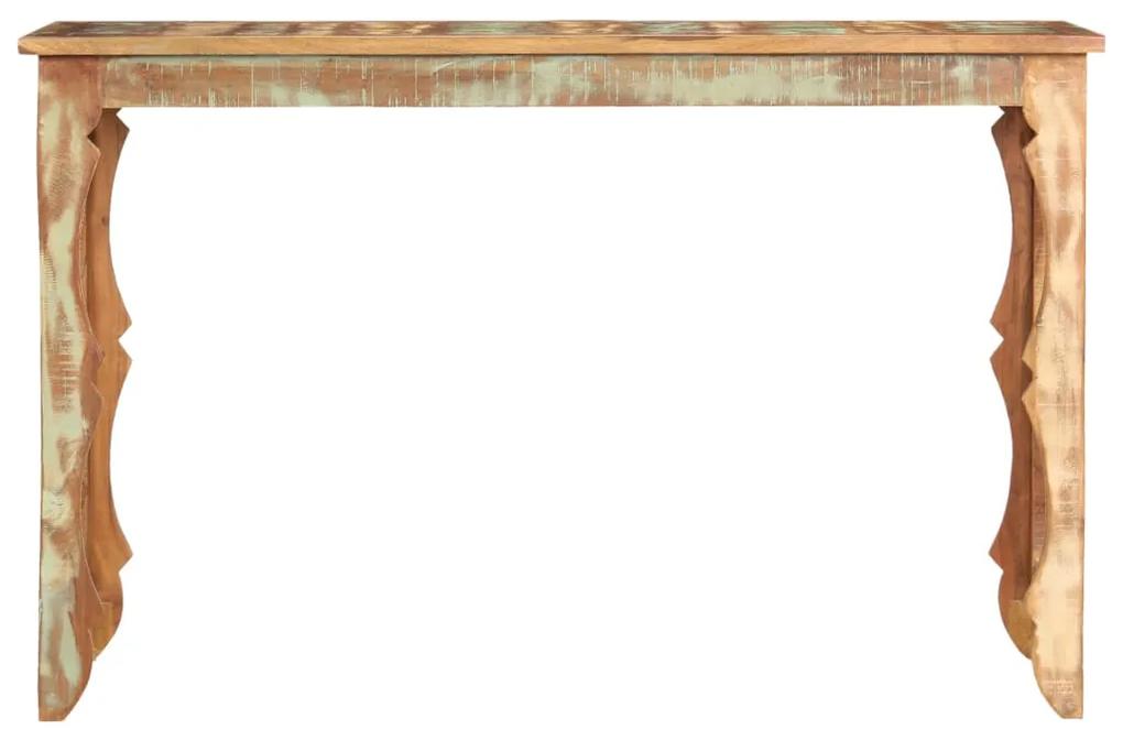 286488 vidaXL Masă de bucătărie, 120 x 60 x 76 cm, lemn masiv reciclat
