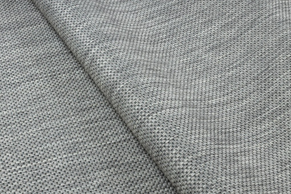 Covor SISAL SION A5165A Melanj țesute plate gri