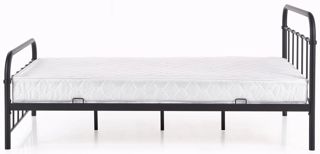 Pat de o persoană 120 cm Lashell 120 (fără saltea) (negru). 1039456