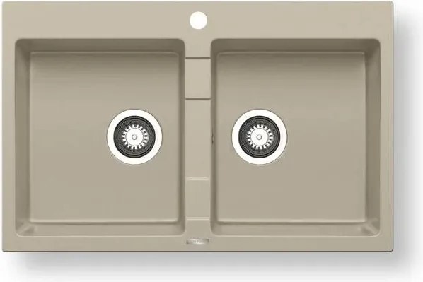 Pyramis 70053101 - Chiuvetă de bucătărie SPARTA 78x50 cm granit/bej