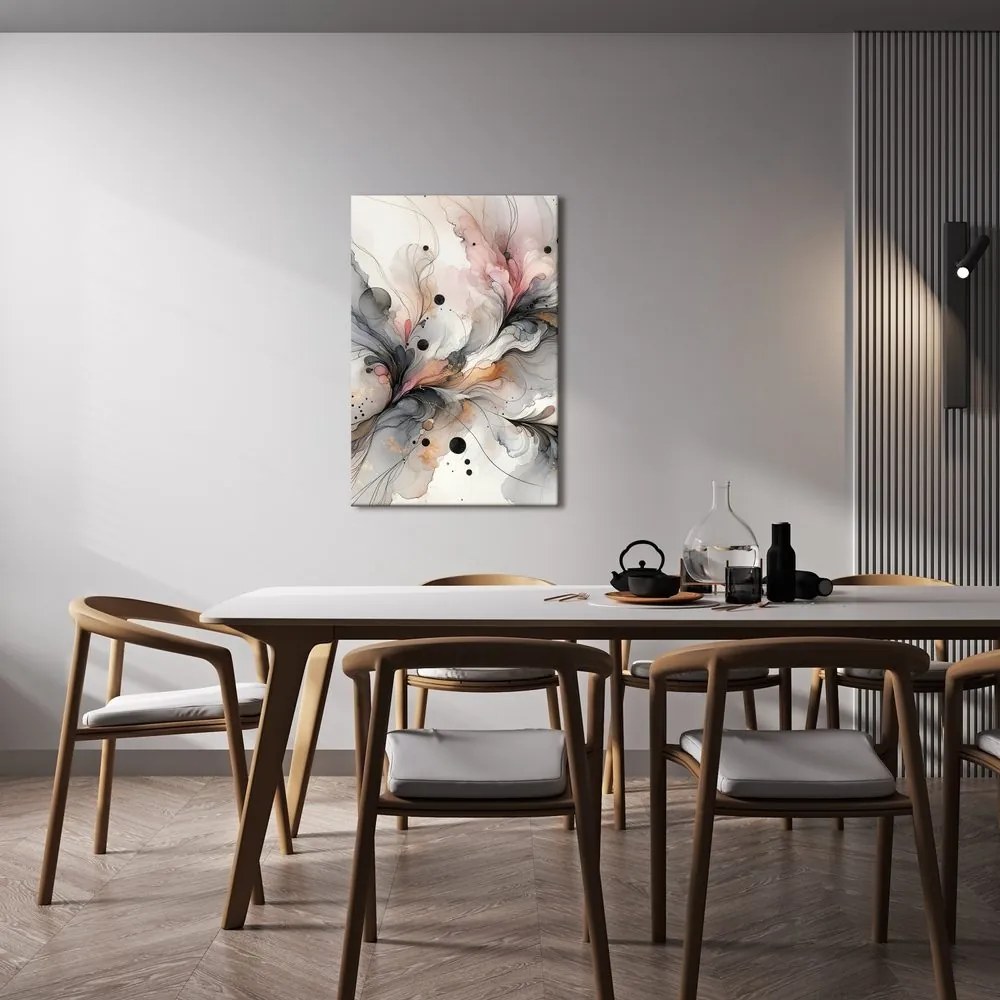 Tablou dinamică în tonuri delicate