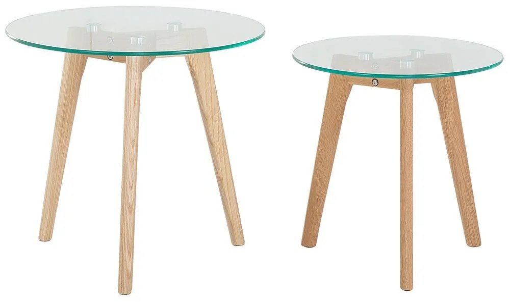 Set mese de cafea 2buc. Missoula (transparent). 1009371