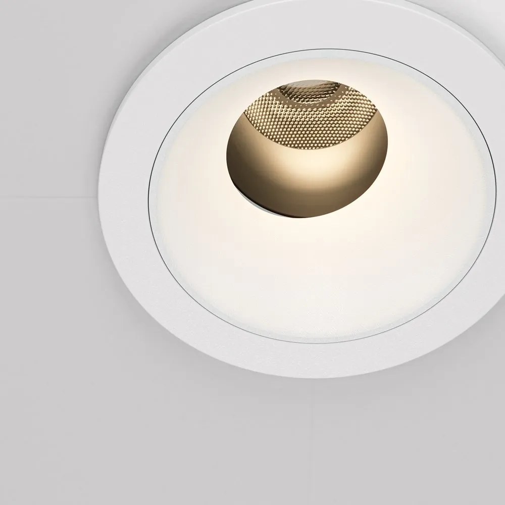 Spot LED incastrabil design tehnic Wise alb