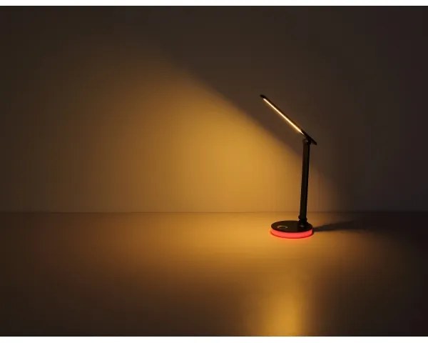 Globo 58445B - Lampă de birou LED RGBW dimabilă GERALDO LED/5W/230V + LED/2W