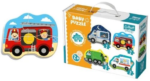 Trefl Puzzle Baby Mijloace de transport, 4 buc.