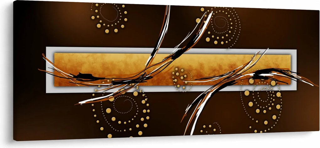 Tablou abstracției - Fluturi (120x50 cm)
