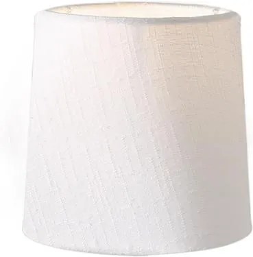 Abajur alb textil 16x15,5 cm Cylinder Markslojd