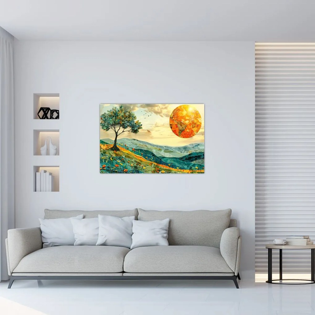 Tablou - Ilustrație peisaj (90x60 cm)
