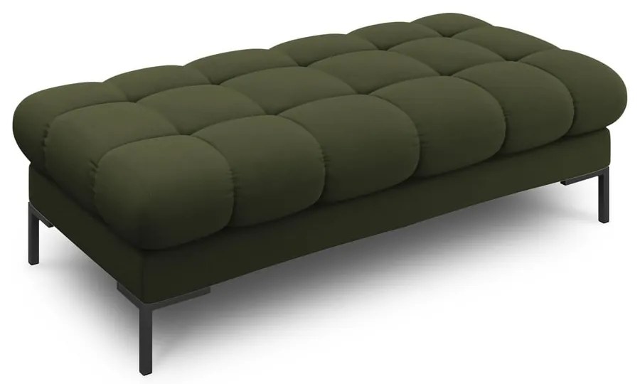 Bancă verde capitonată Bali – Cosmopolitan Design